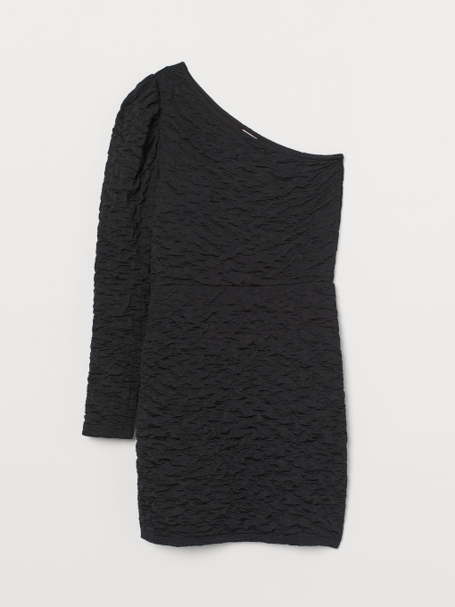 Платье мини H&M модель 8248040sm_черный Фото