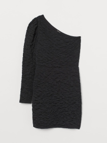 Платье мини H&M модель 8248040sm_черный Фото