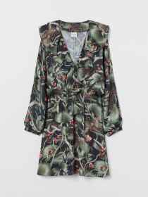 Платье мини H&M модель 8320970bar_Черный Фото