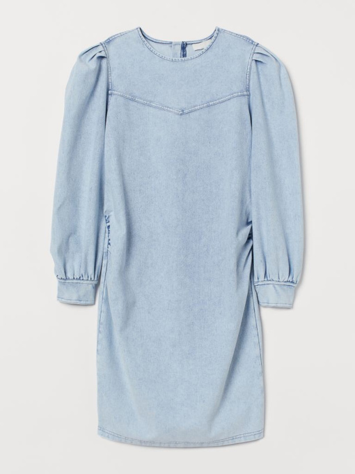 Платье миди H&M модель 8356951wer_Голубой Фото