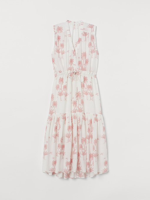 Платье миди H&M модель 8421671wer_Белый Фото