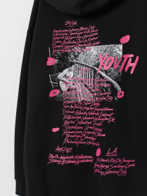 Сукня міні H&M модель 8534851wer_черный с принтом Фото