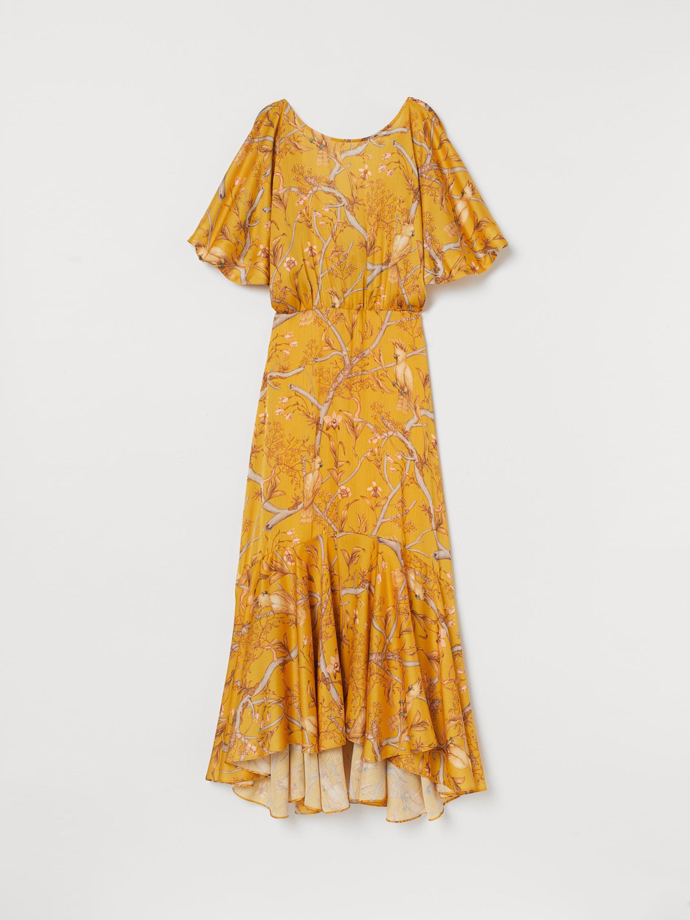 Платье мини H&M модель 8564701wer_Желтый Фото