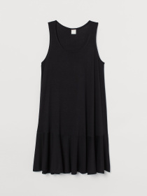 Платье миди H&M модель 8568401dm_Черный Платье миди H&M модель 8568401dm_Черный Фото