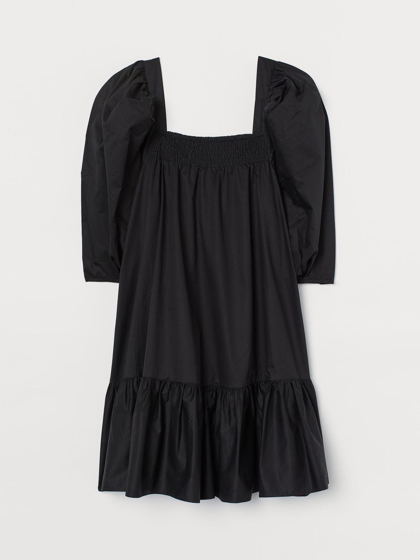 Платье мини H&M модель 857571wer_Черный Платье мини H&M модель 857571wer_Черный Фото