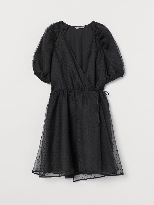 Платье мини H&M модель 8664571dm_черный Фото