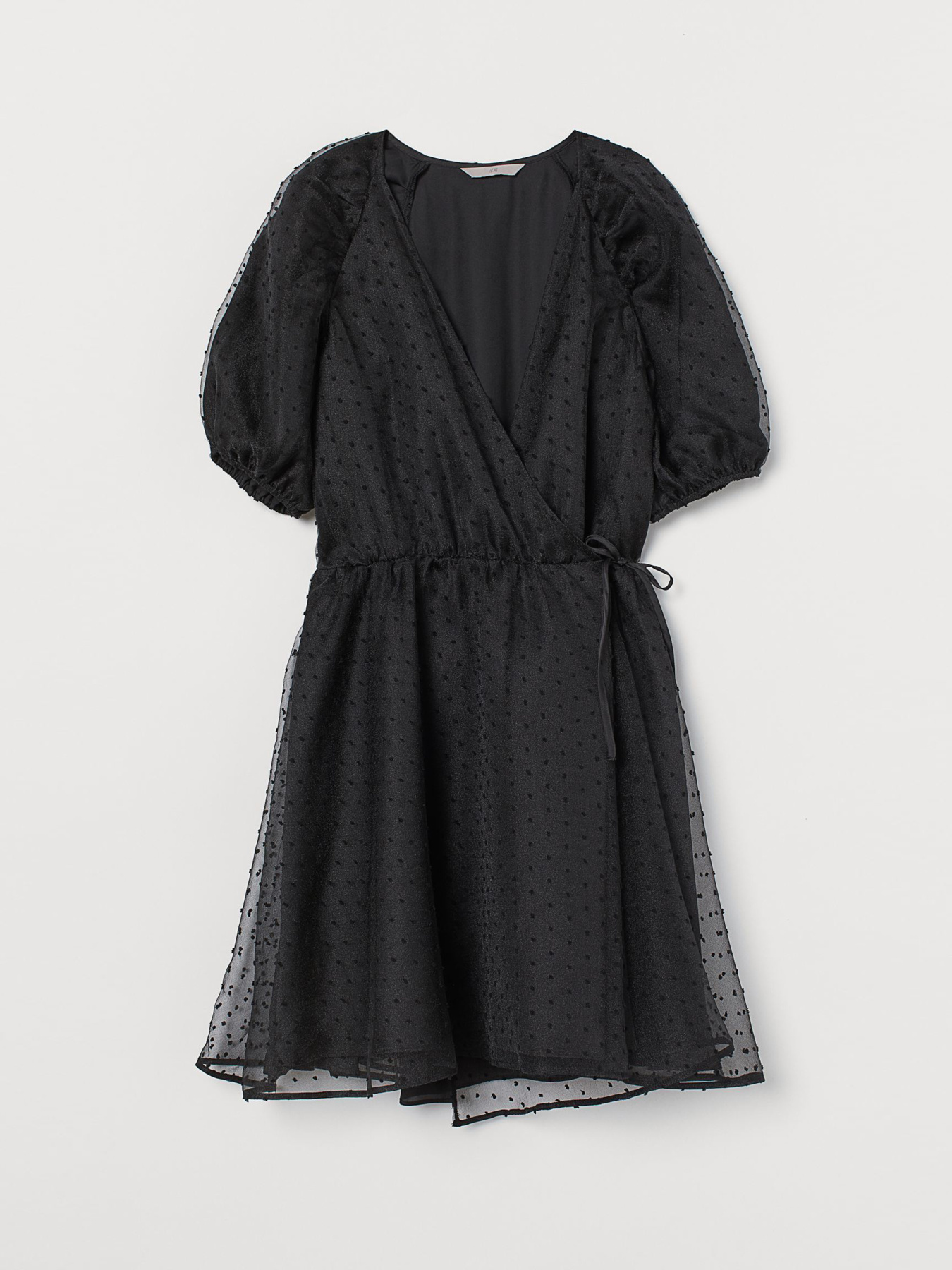 Платье мини H&M модель 8664571dm_черный Платье мини H&M модель 8664571dm_черный Фото