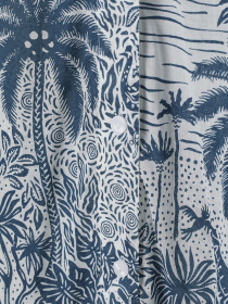 Платье мини H&M модель 8667281wer_Бело-синий Фото