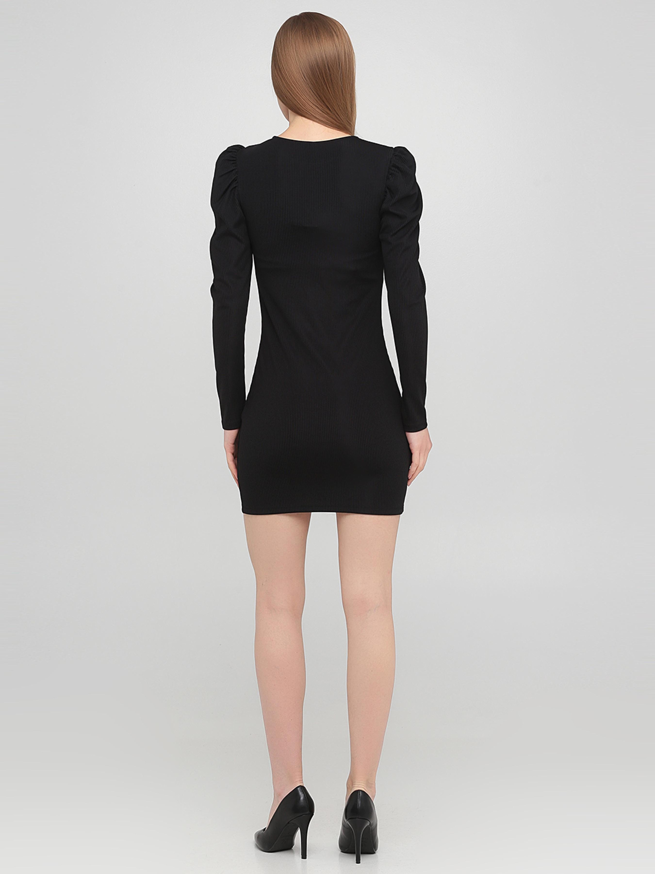 Платье мини H&M модель 8669431ral_Черный Платье мини H&M модель 8669431ral_Черный Фото