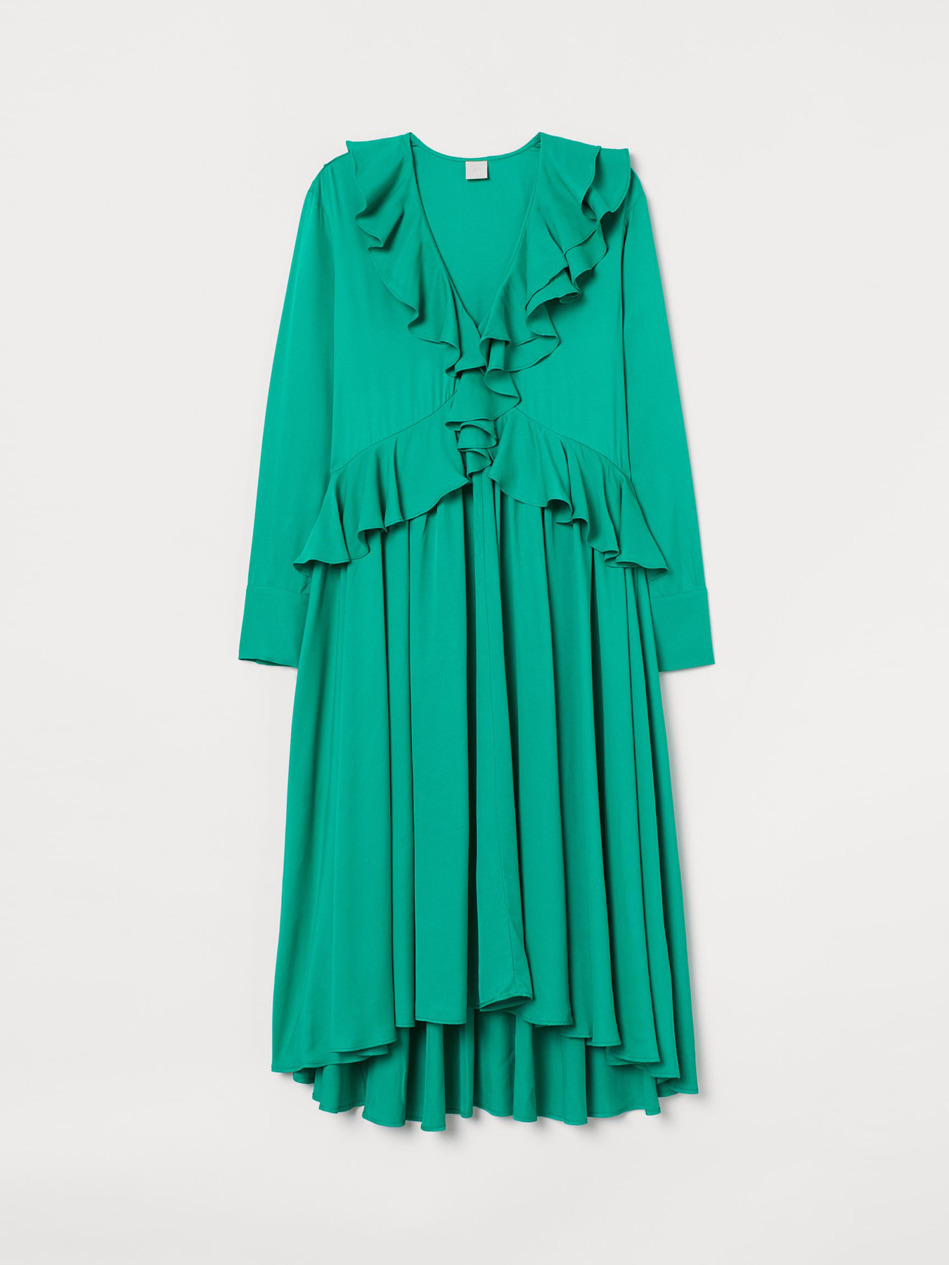 Сукня міді H&M модель 8707721bar_Зеленый Фото