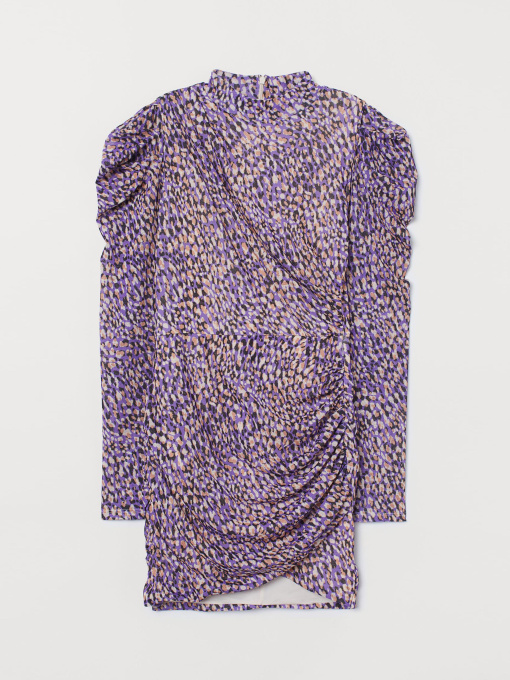 Сукня міні H&M модель 8727071wer_Фиолетовый Фото