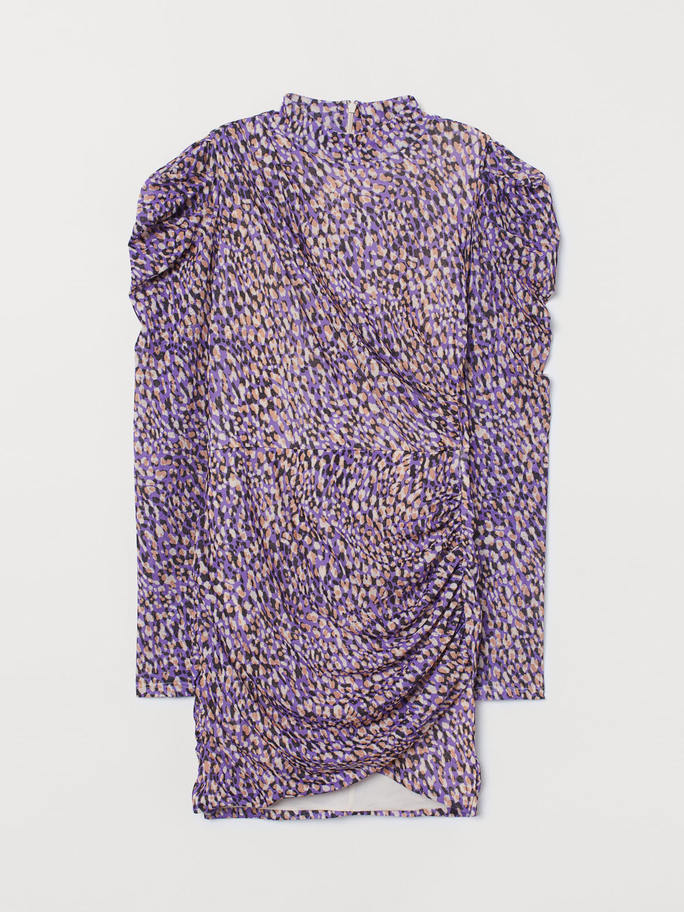 Сукня міні H&M модель 8727071wer_Фиолетовый Фото