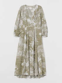 Сукня міді H&M модель 8728381wer_Фисташковый Фото