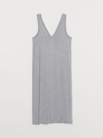 Платье миди H&M модель 8817592wer_Серый Фото
