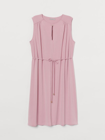 Платье мини H&M модель 8880261bar_Светло-розовый Фото