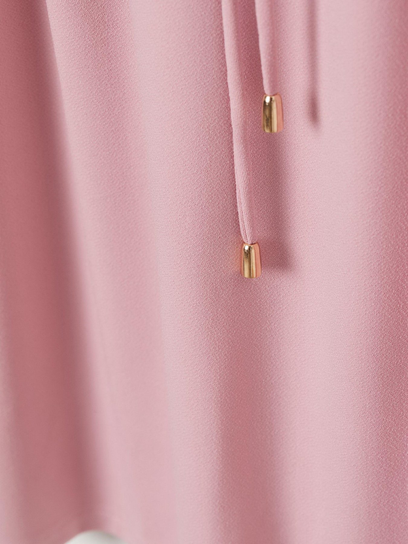 Платье мини H&M модель 8880261bar_Светло-розовый Фото