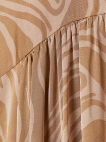 Сукня максі H&M модель 8917281wer_бежевый с узором Сукня максі H&M модель 8917281wer_бежевый с узором Фото