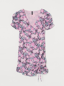 Платье мини H&M модель 8946512ral_Комбинированный Платье мини H&M модель 8946512ral_Комбинированный Фото