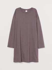 Сукня міні H&M модель 8958042wer_Темно-лиловый Фото