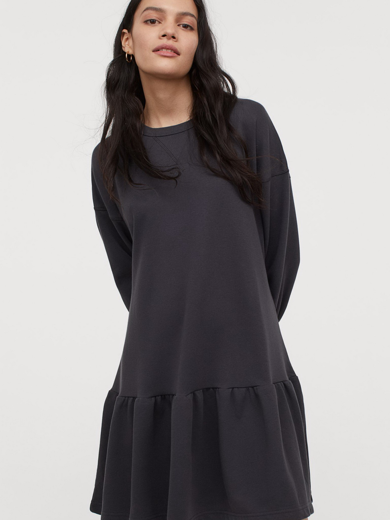 Сукня міні H&M модель 9030962dm_Графитовый Фото