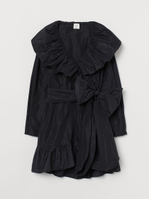 Сукня міні H&M модель 9042352wer_Черный Фото