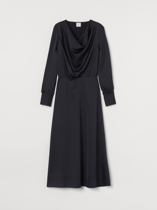 Платье макси H&M модель 9047502wer_Черный Фото