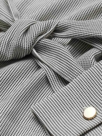 Платье мини H&M модель 9119772wer_Черно-белый Фото