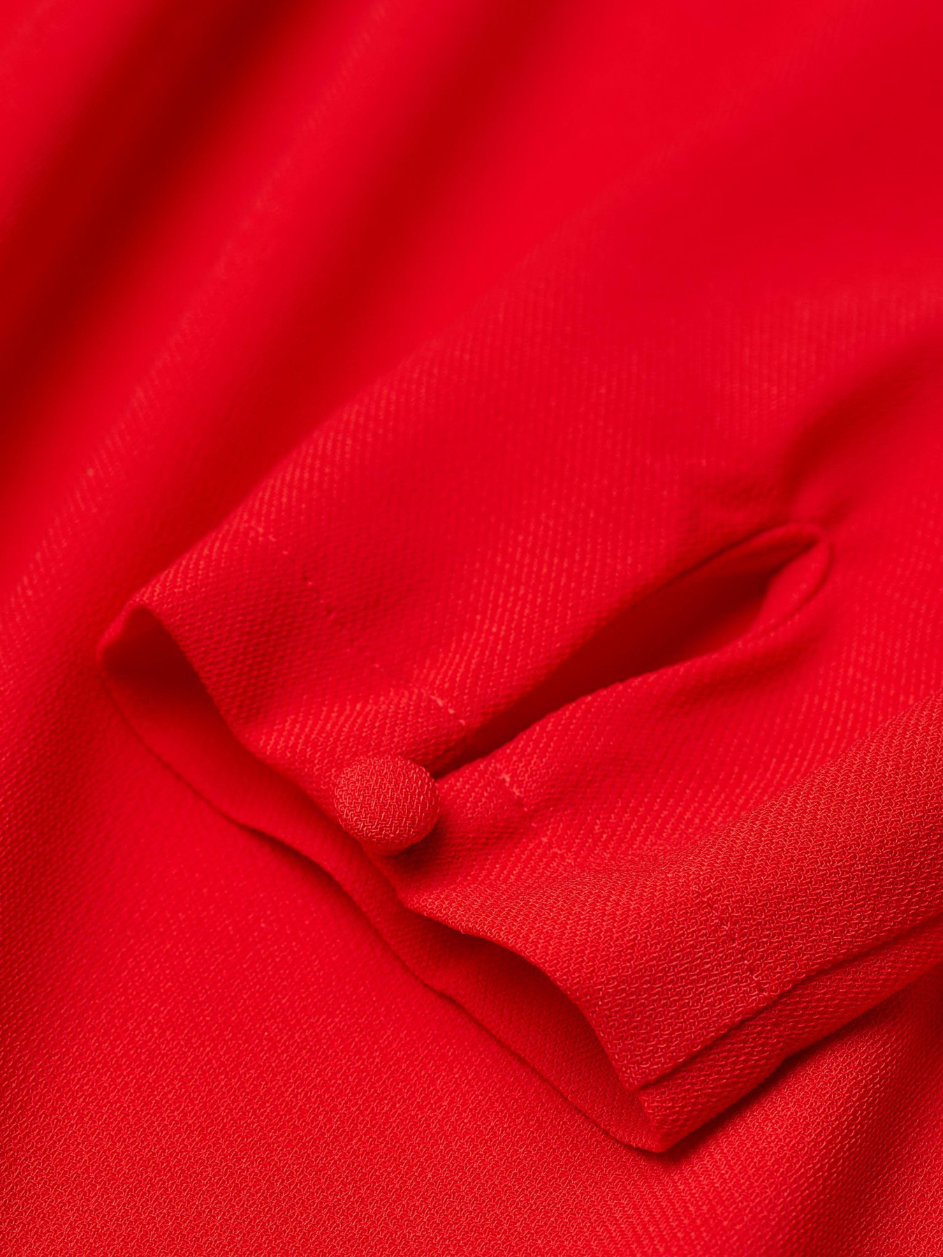 Платье мини H&M модель 9156252sm_ярко-красный Фото