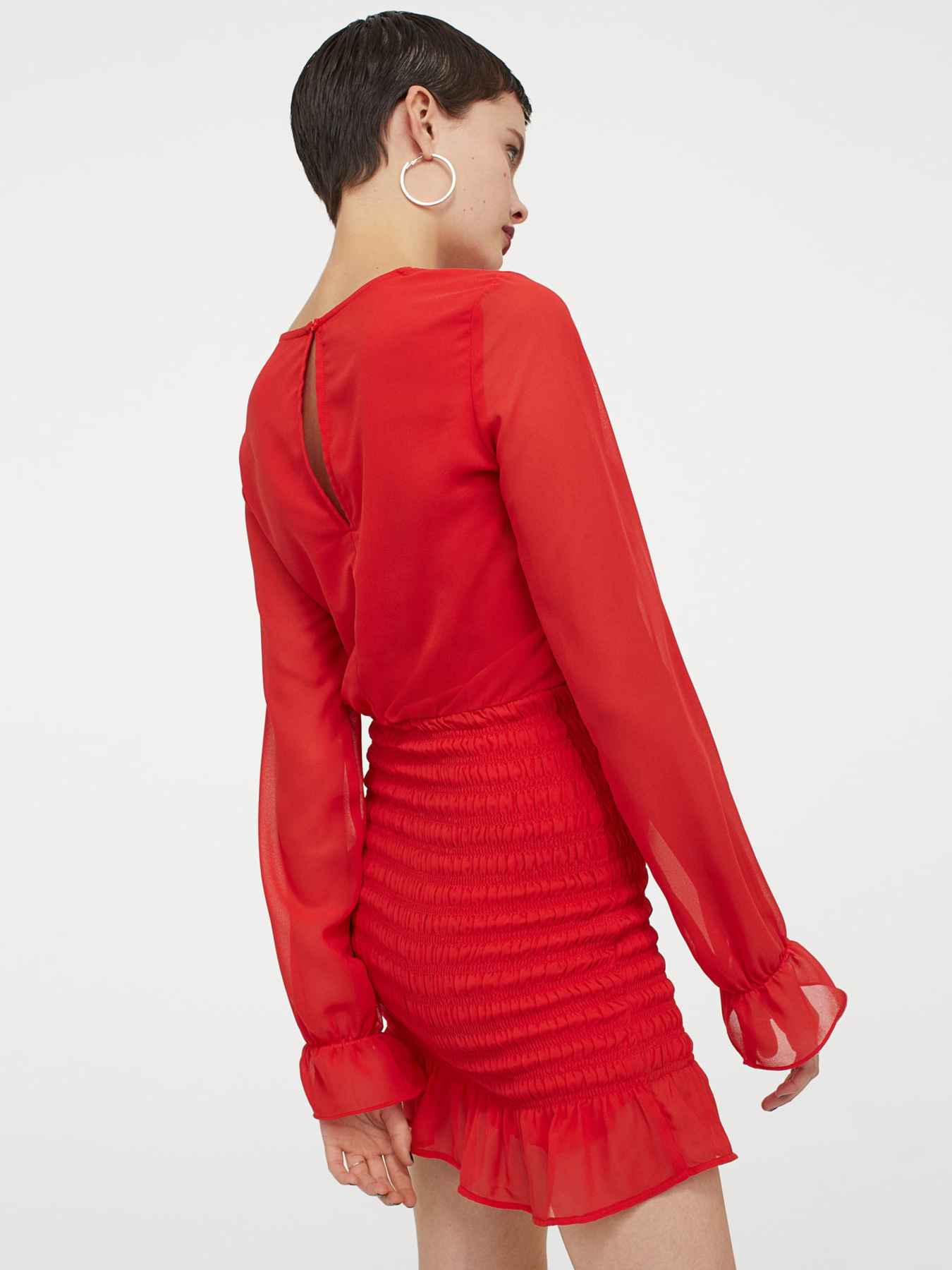 Сукня міні H&M модель 9189052bar_Красный Сукня міні H&M модель 9189052bar_Красный Фото