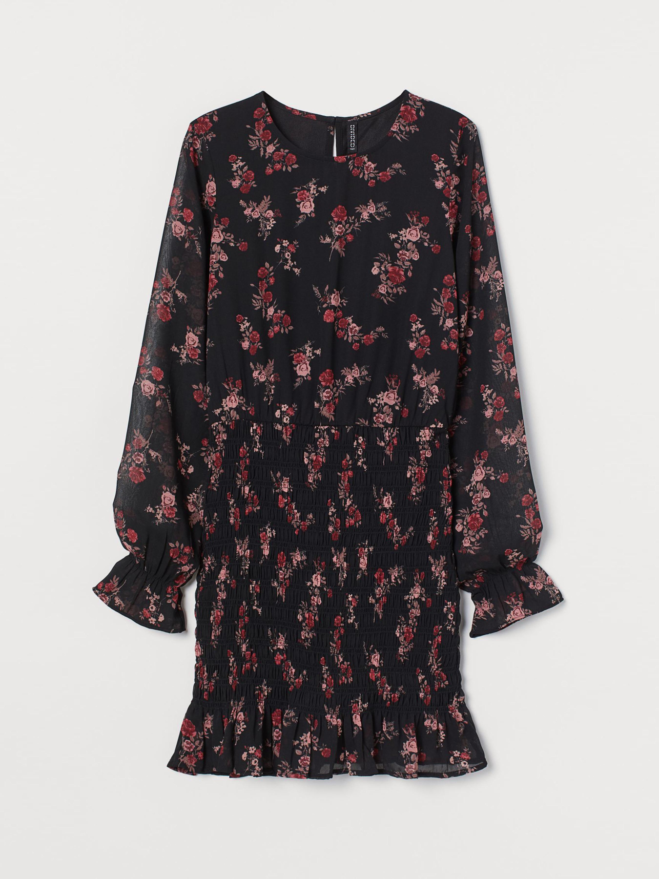 Платье мини H&M модель 9189052Rsdm_Черный Фото