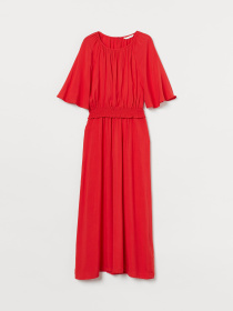 Платье макси H&M модель 9194212bar_Красный Фото