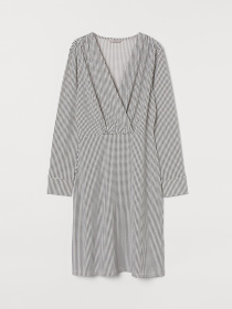 Платье миди H&M модель 9235222bar_Комбинированный Платье миди H&M модель 9235222bar_Комбинированный Фото