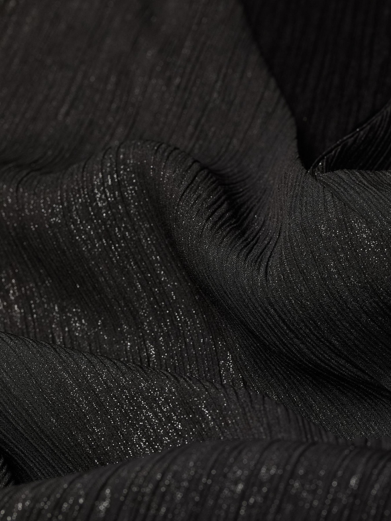Платье миди H&M модель 9247412sm_черный блестки Фото