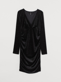 Платье мини H&M модель 9282542sm_Черный Платье мини H&M модель 9282542sm_Черный Фото