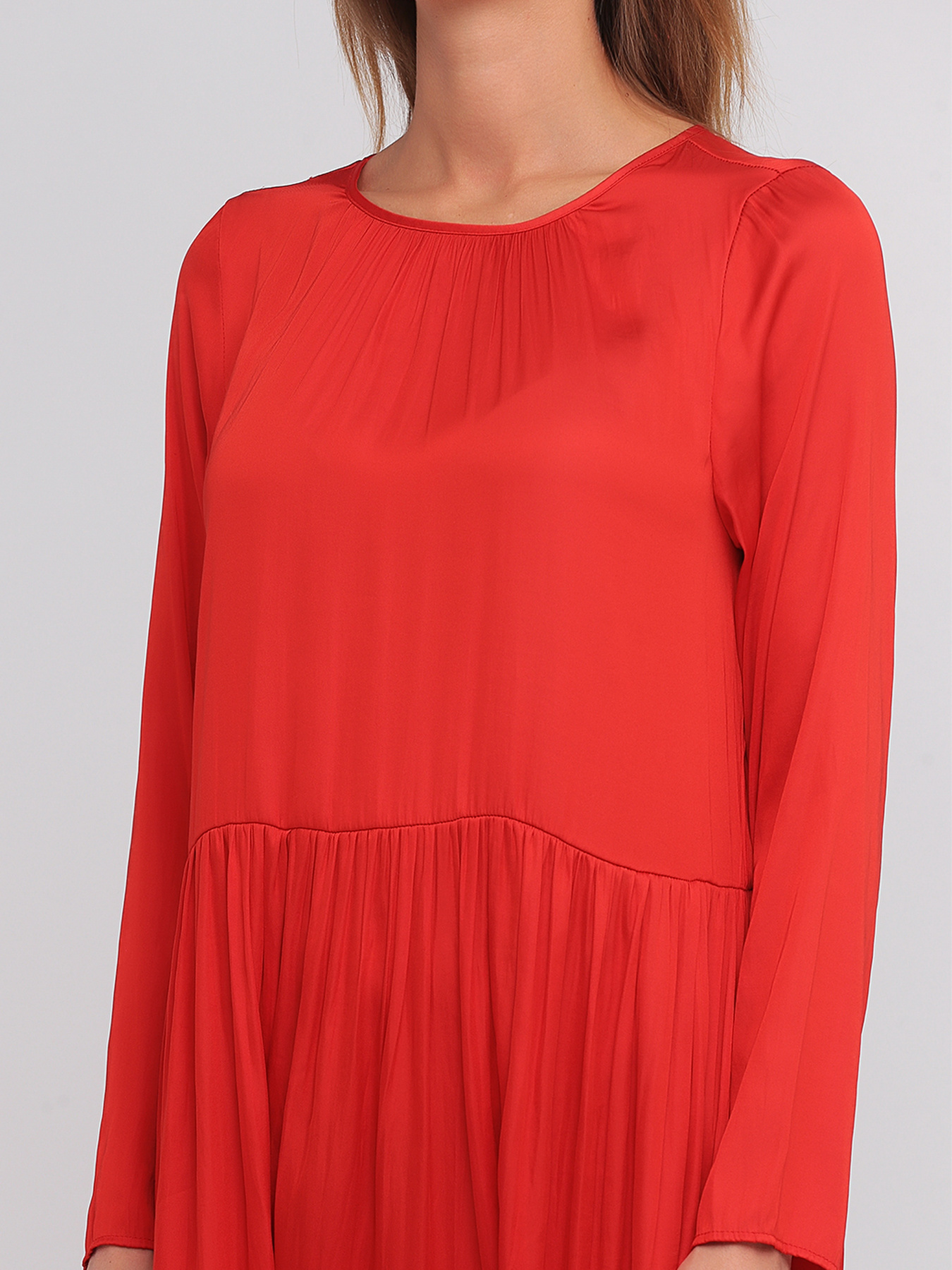 Платье миди H&M модель 9282772bar_Красный Фото