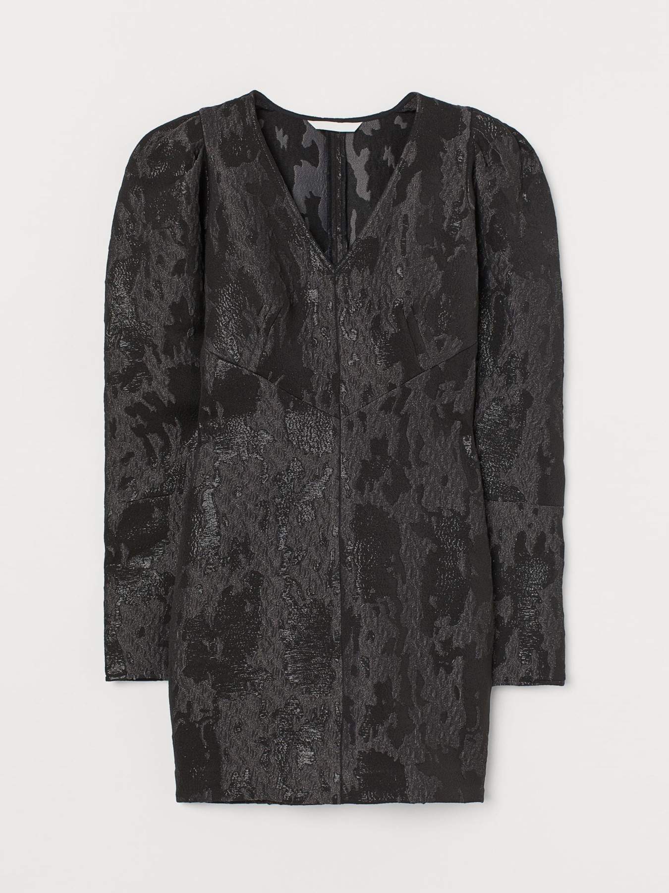 Платье мини H&M модель 9285162bar_Черный Платье мини H&M модель 9285162bar_Черный Фото