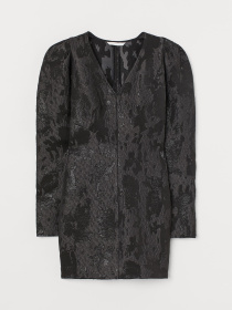 Платье мини H&M модель 9285162bar_Черный Платье мини H&M модель 9285162bar_Черный Фото