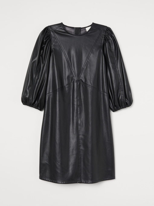 Платье мини H&M модель 9290422abr_Черный Фото