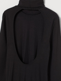 Платье мини H&M модель 9313532sdm_Черный Фото