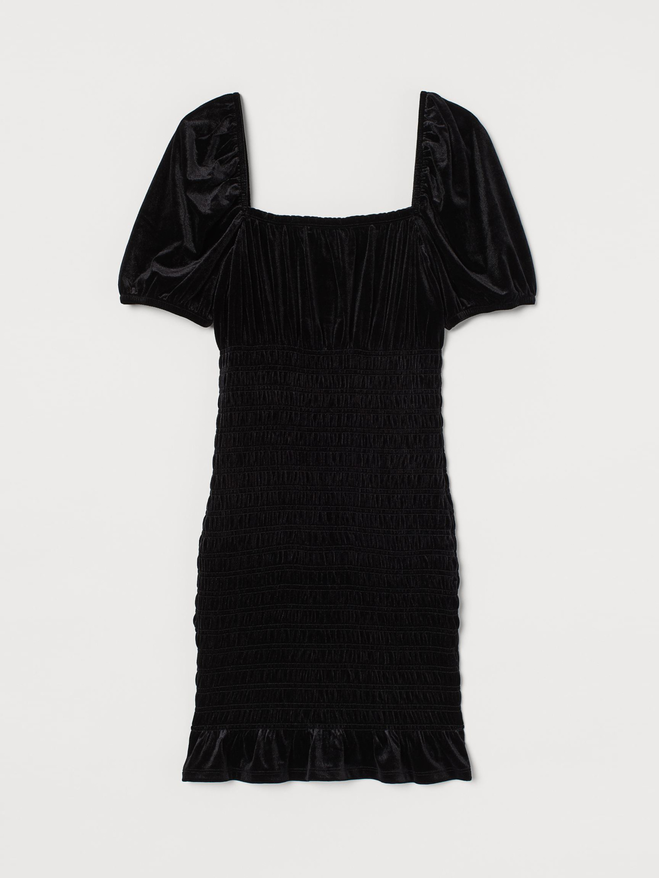 Платье мини H&M модель 9342462bar_Черный Фото