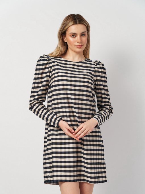 Платье мини H&M модель 9420713arl_Комбинированный Фото