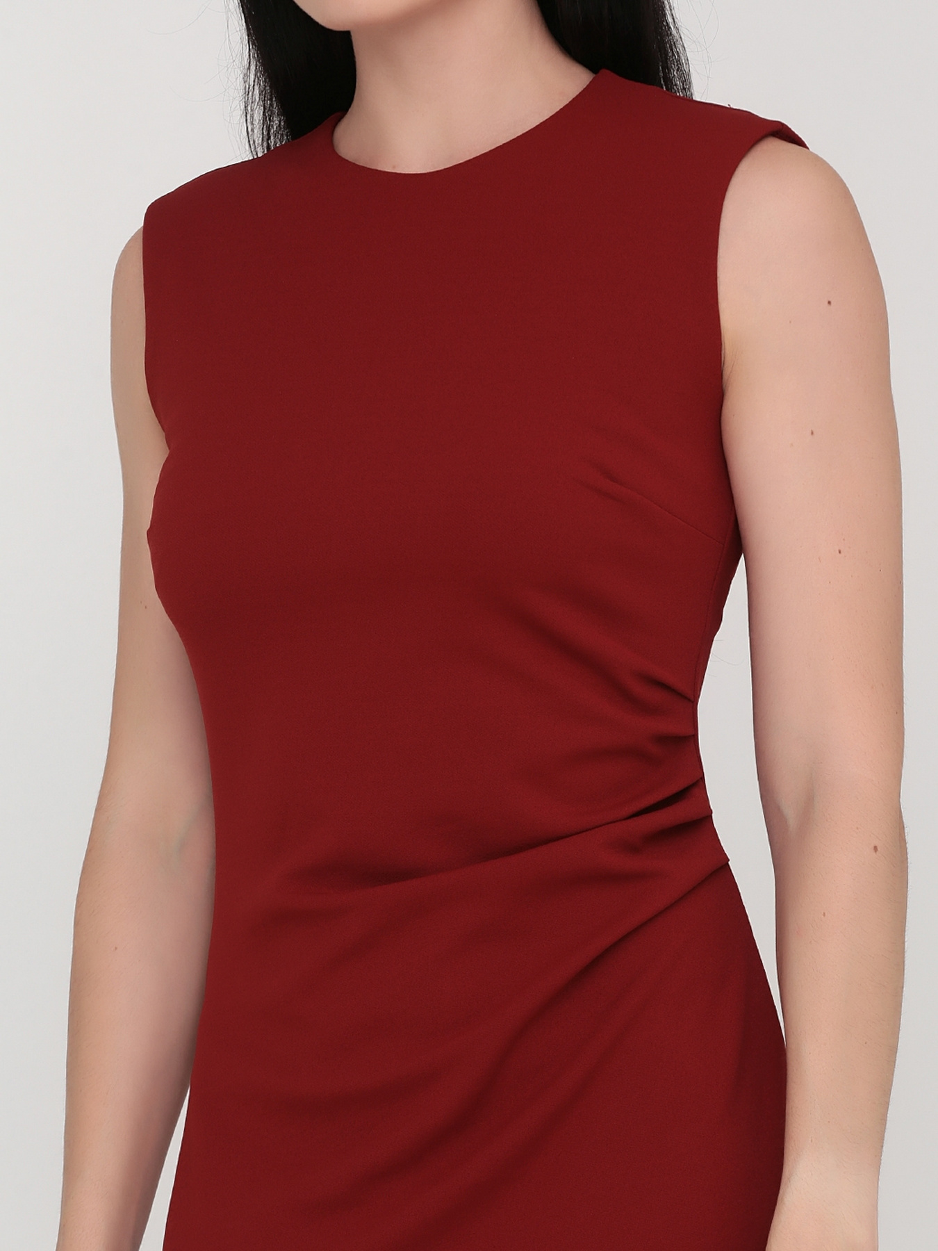 Платье мини H&M модель 9439932abr_Бордовый Платье мини H&M модель 9439932abr_Бордовый Фото