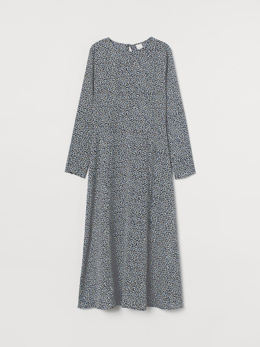 Платье миди H&M модель 9497493abr_Комбинированный Фото