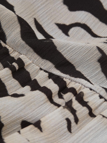 Платье мини H&M модель 9508733wer_Черно-бежевый Фото