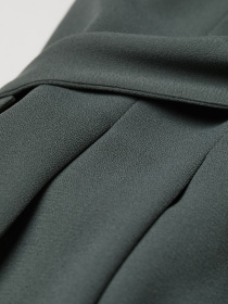 Платье мини H&M модель 9548323abr_Серо-зеленый Фото