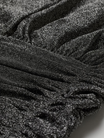 Платье мини H&M модель 9549492sdm_Серебристый Фото