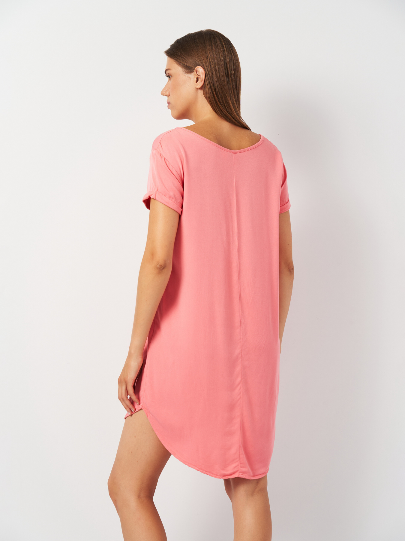 Платье мини H&M модель 9668663ral_Розовый Фото