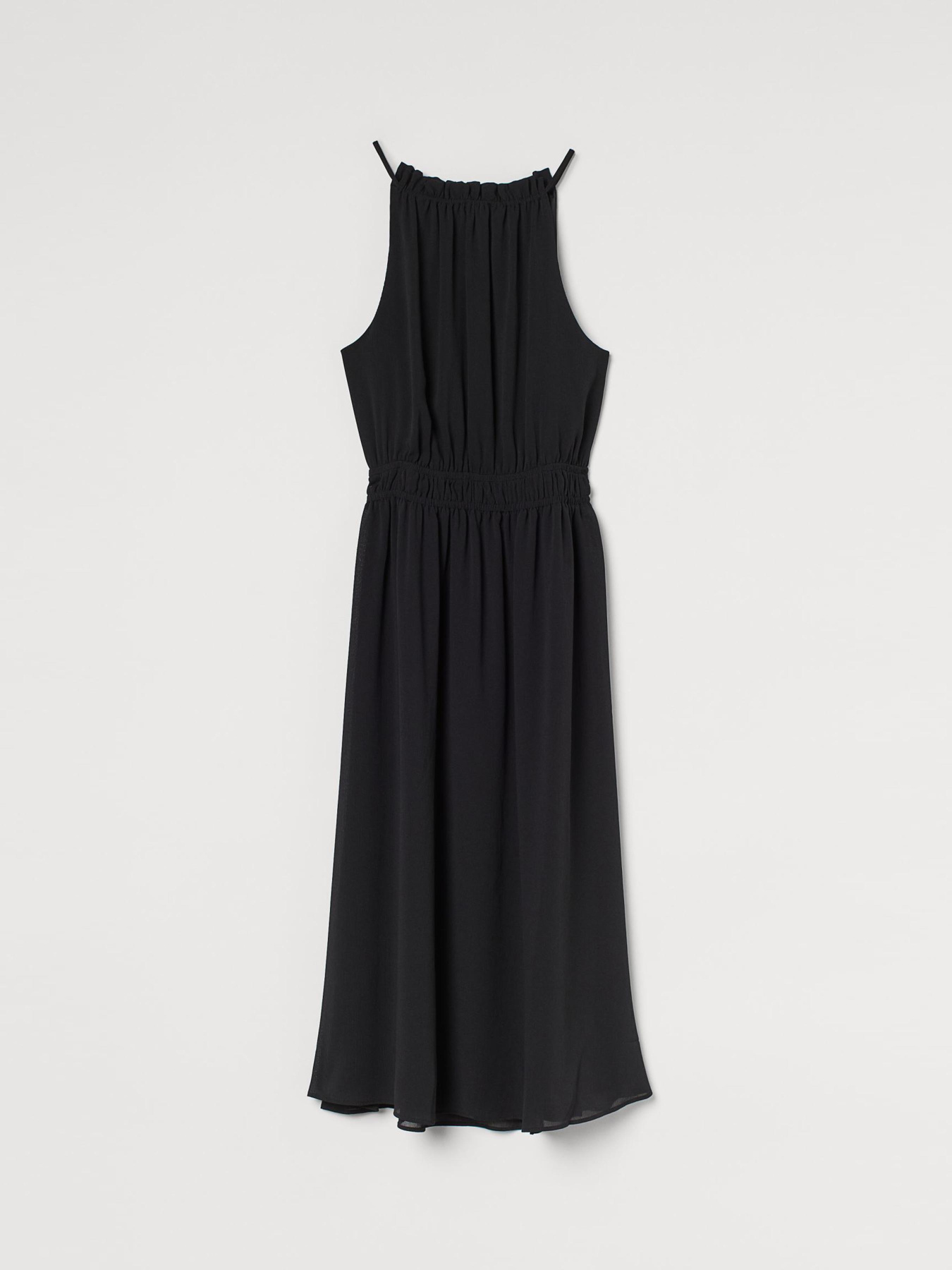 Платье миди H&M модель 9687973ral_Черный Фото