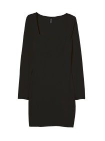 Платье мини H&M модель 9703163wer_Черный Фото