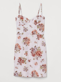 Сукня міні H&M модель 9920963arl_Светло-розовый Фото